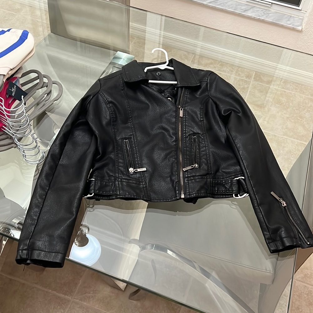 Kids leather jacket